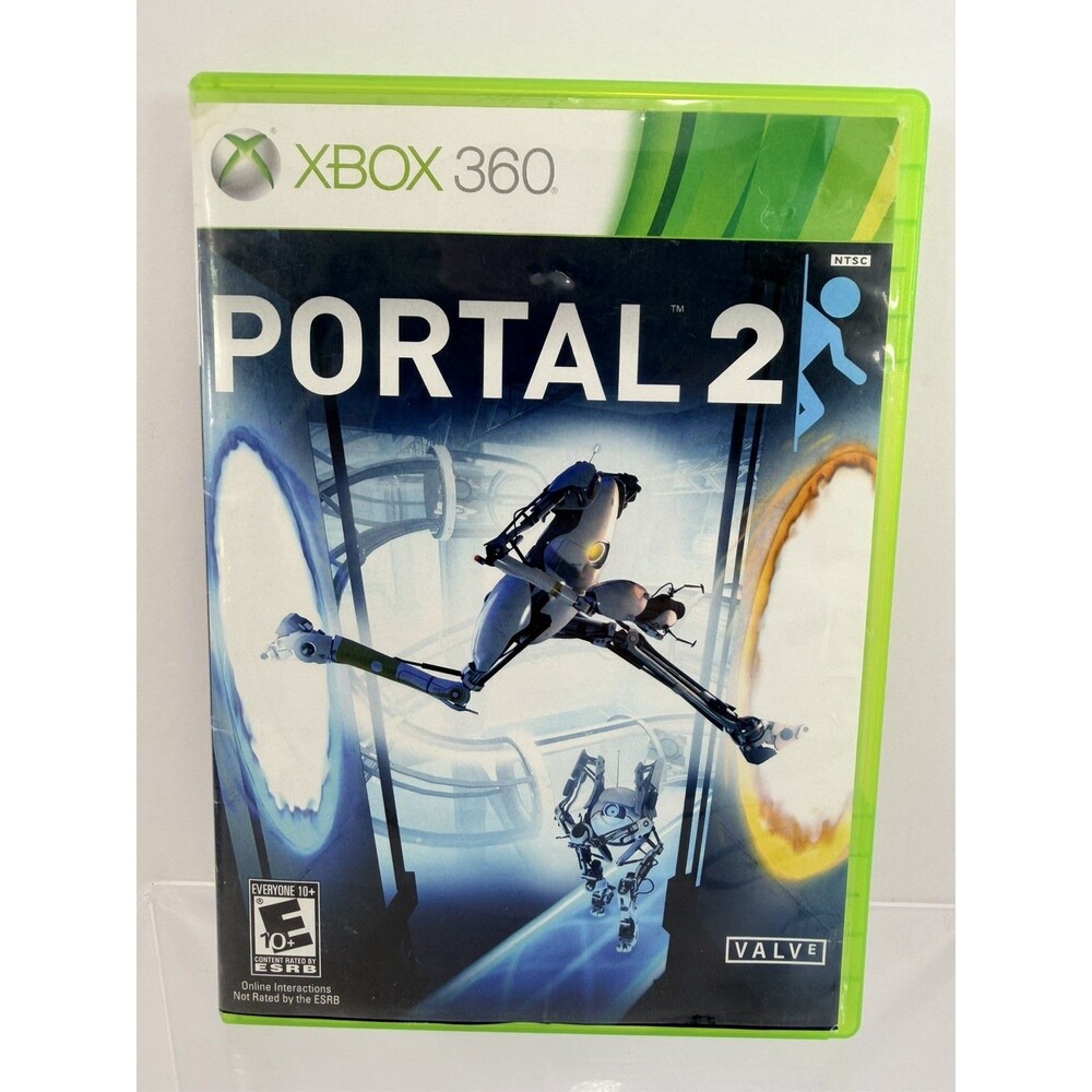Portal 2 (Microsoft Xbox 360, 2011) CIB Complete With Manual FAST SHIPPING